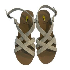 Volatile Women's Tan Strappy Sandals